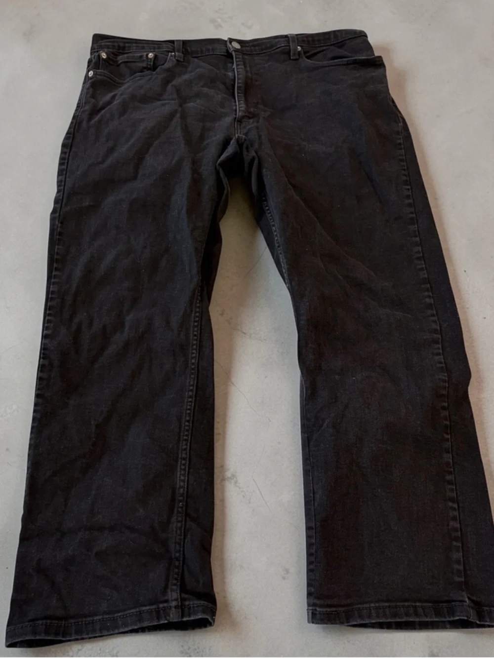Levi’s 559 Relaxed Straight Jeans Men’s 38x28 Black Denim Streetwear
